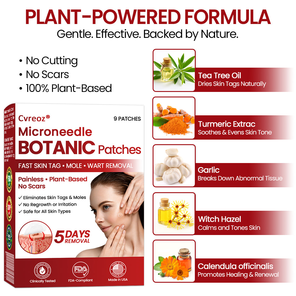 ๐ฅ 2025 New Formula โกCvreozยฎ Microneedle Skin Tag Removal Patches โ Visible Results in 5 Days