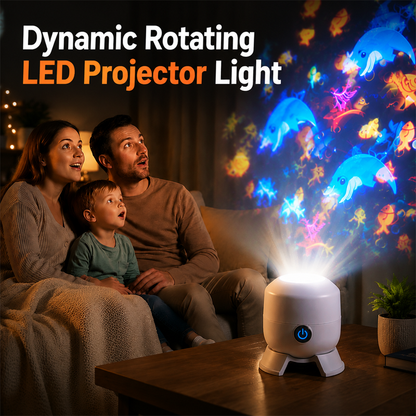 Billhol® Dynamic Rotating LED Projector Light (offer)