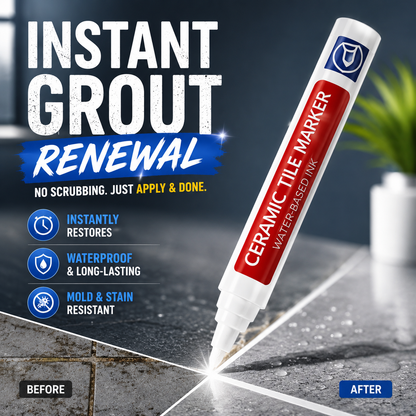 🔥KUBOZN® Anti-Mould & Waterproof Joint Pen for Ceramic Tiles! 🖌️