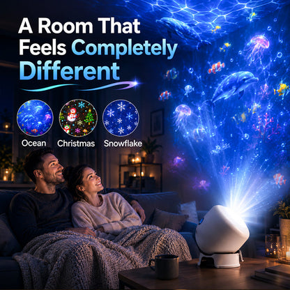 🔥Hot Sale🔥 Billhol® Dynamic Rotating LED Projector Light