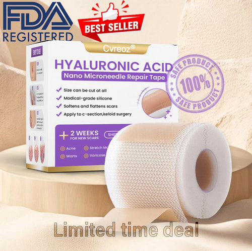 🪡 Cvreoz® Nano Microneedle Repair Tape — When Scar Creams Don’t Work 🅱︎
