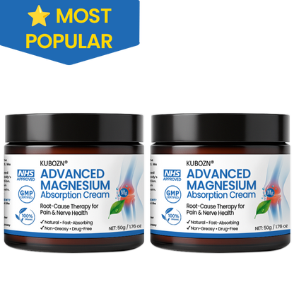 KUBOZN® Advanced Magnesium Absorption Cream for Arthritis, Neuropathy & Joint Pain