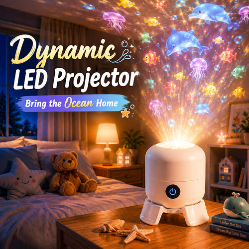 🔥Hot Sale🔥 Billhol® Dynamic Rotating LED Projector Light