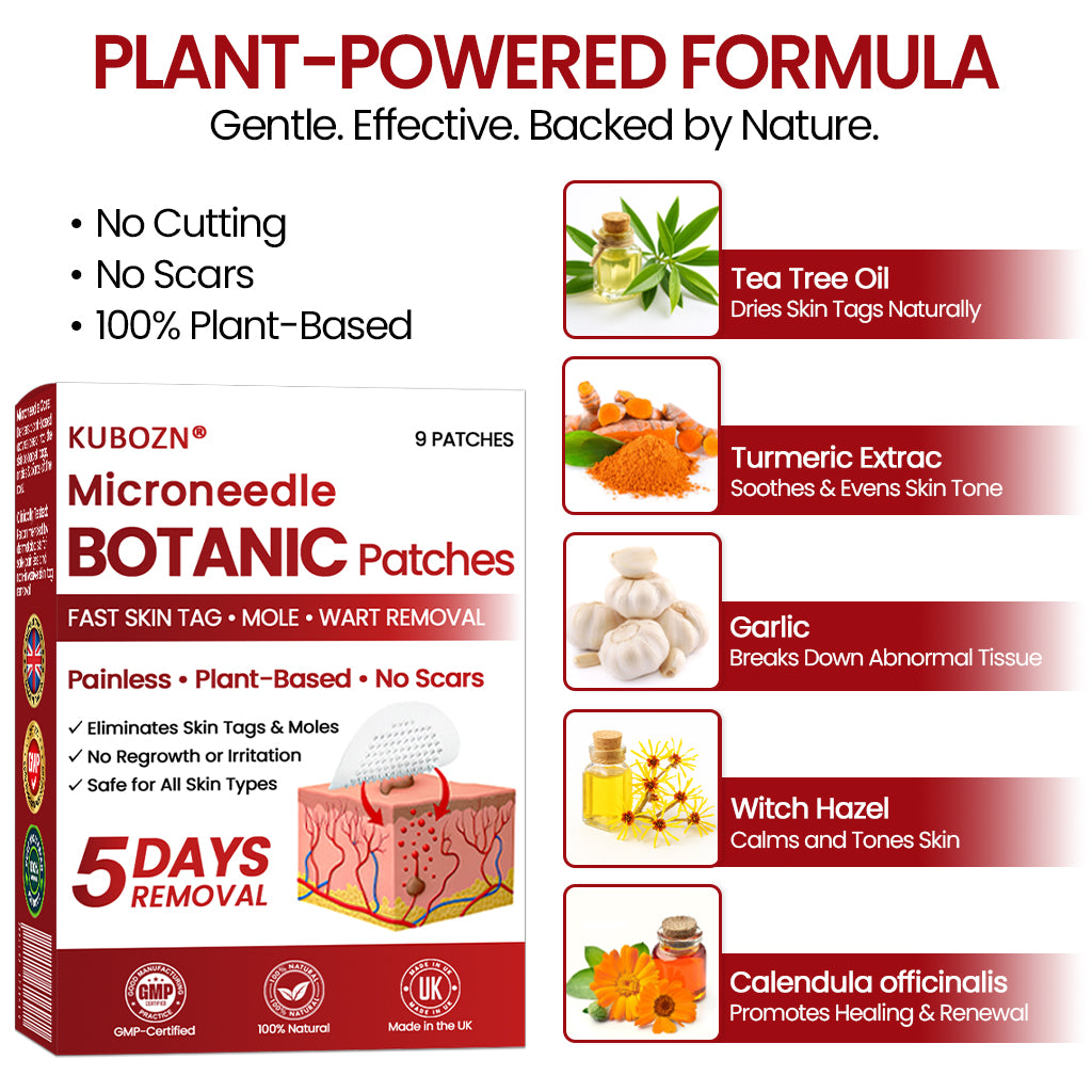 🔥 2025 New Formula ⚡KUBOZN® Microneedle Skin Tag Removal Patches – Visible Results in 5 Days 🅱︎