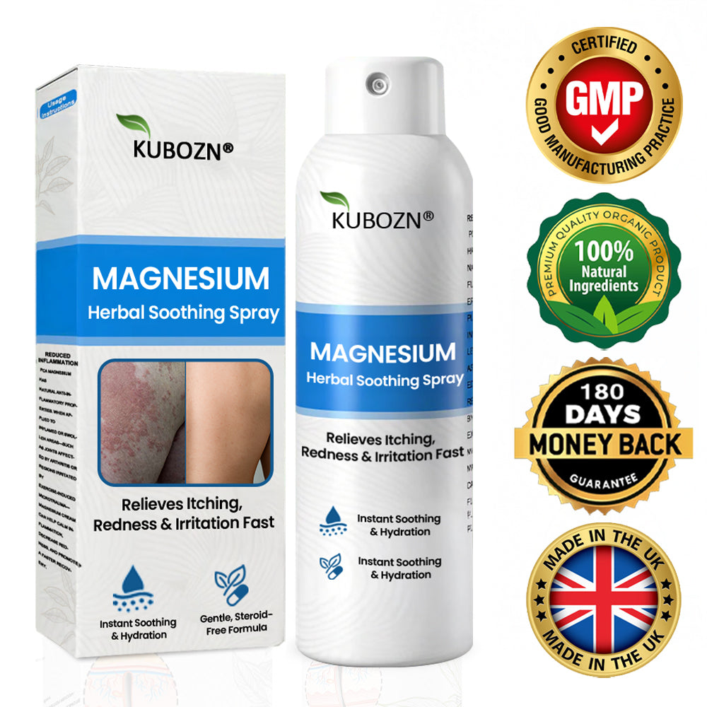 🌿KUBOZN® Magnesium Spray – Fast Relief for Itchy, Red & Sensitive Skin (Even Intimate Areas)🅱︎