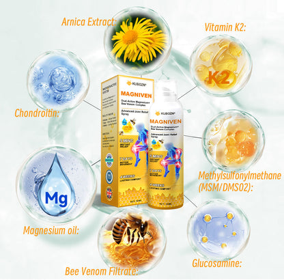 🇬🇧🥇 KUBOZN® MagniVen Joint Comfort Spray — Fast-Acting Ease & 4-Week Support