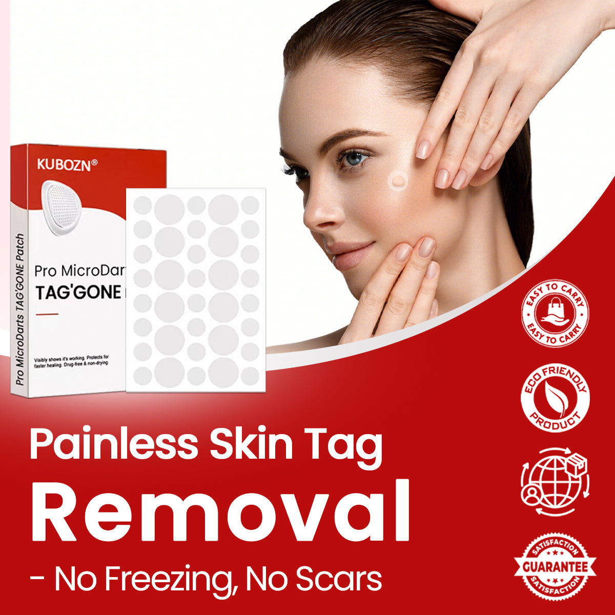 KUBOZN® Pro MicroDarts TAG'Gone Patch