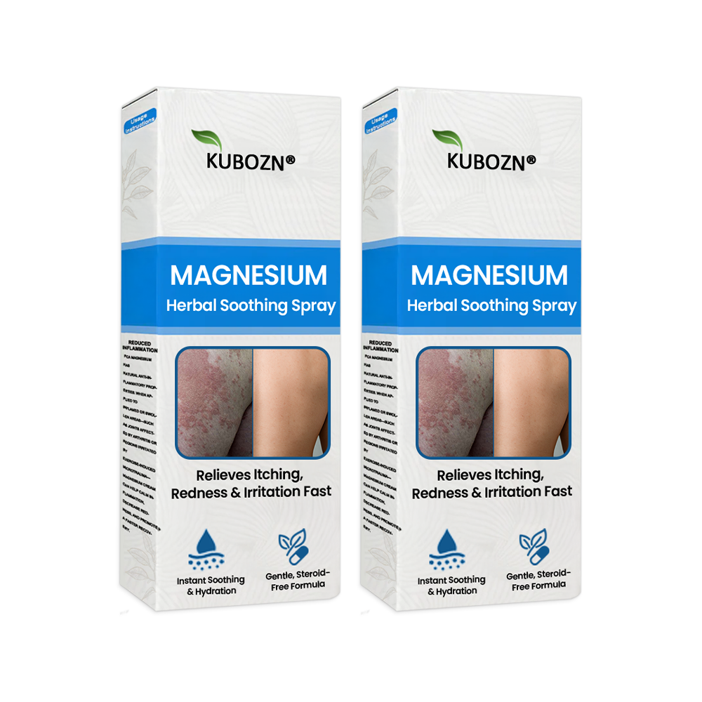 🔥 KUBOZN® Magnesium Spray – Fast Relief for Itchy, Red & Sensitive Skin (Even Intimate Areas)