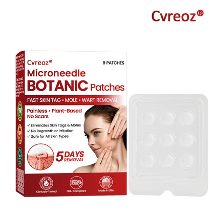 🔥 2025 New Formula ⚡Cvreoz® Microneedle Skin Tag Removal Patches – Visible Results in 5 Days