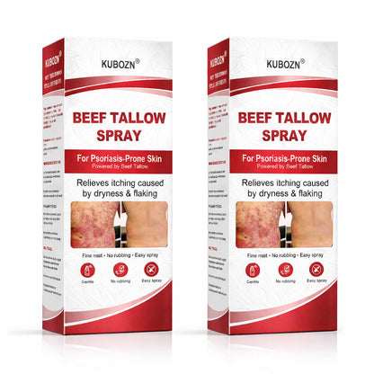 KUBOZN® Beef Tallow Spray — The No-Rub Relief for Psoriasis-Prone Skin✨ (Offer)