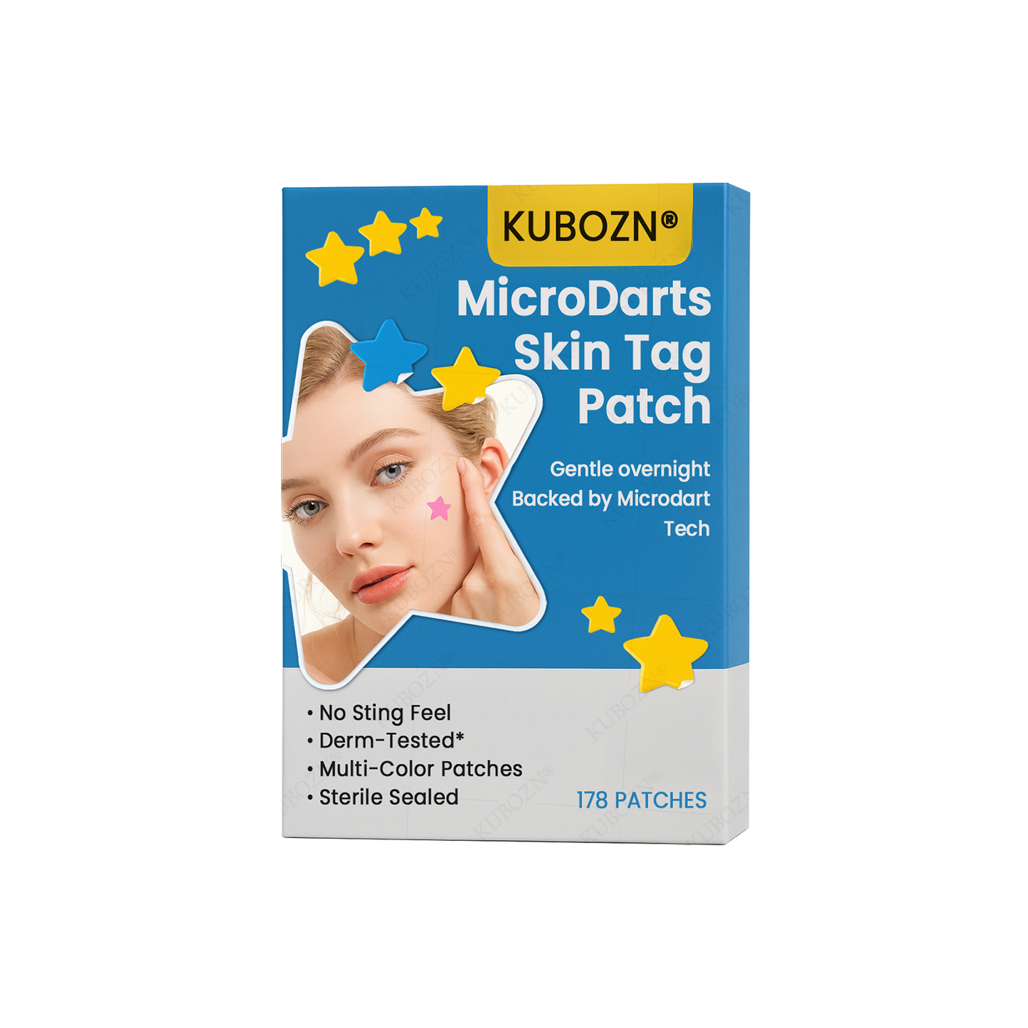 ✨ KUBOZN® MicroDarts Skin Tag Patch – Fun Shapes Edition for Gentle Care 🅱︎