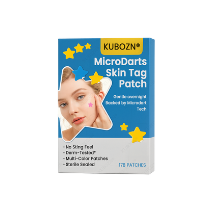 ✨ KUBOZN® MicroDarts Skin Tag Patch – Fun Shapes Edition for Gentle Care 🅱︎
