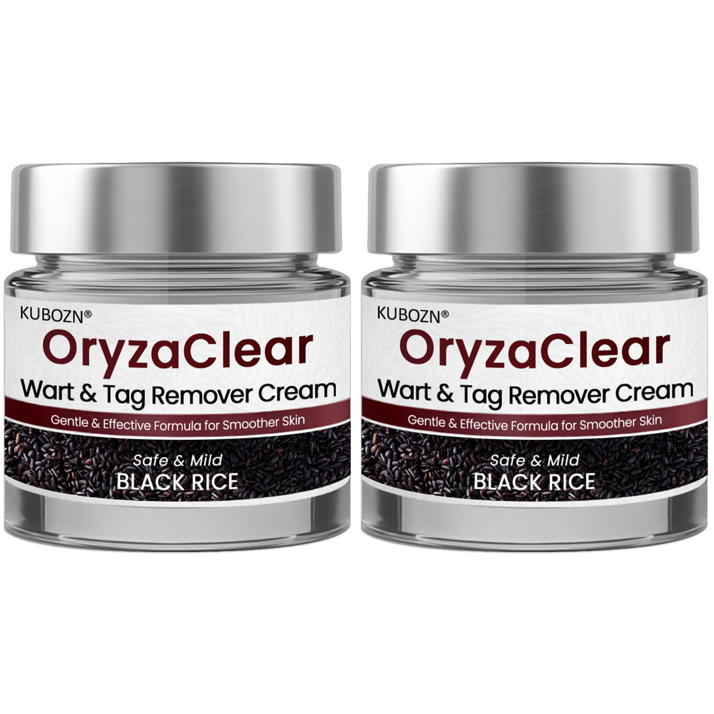 ✨KUBOZN® OryzaClear – Black Rice Softening Cream · Botanical Care for Skin Tags & Uneven Texture 🅱︎