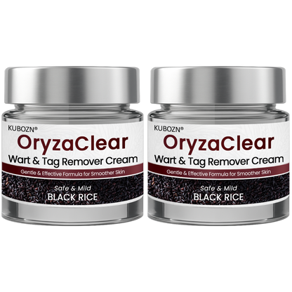 ✨KUBOZN® OryzaClear – Black Rice Softening Cream · Botanical Care for Skin Tags & Uneven Texture 🅱︎