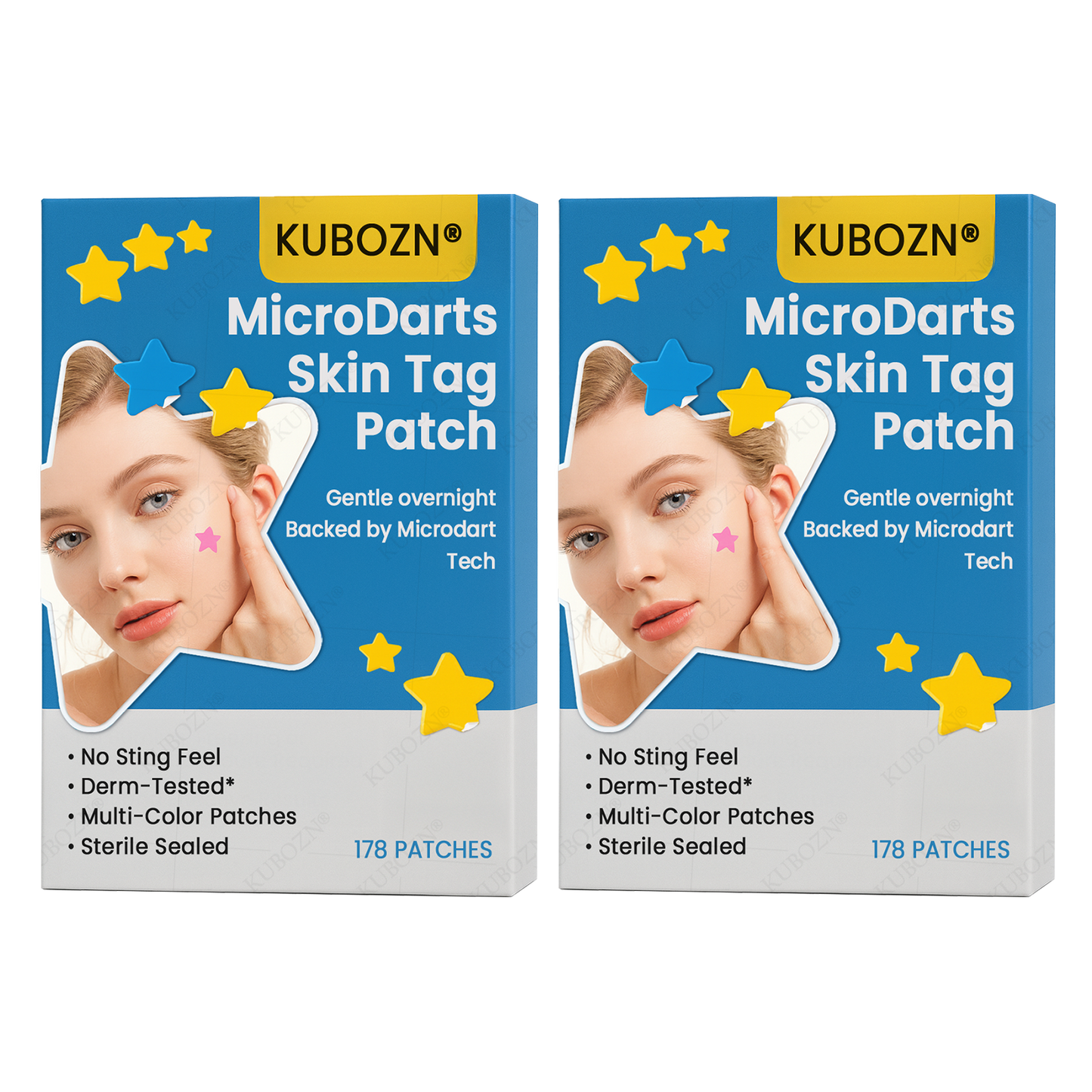 ✨ KUBOZN® MicroDarts Skin Tag Patch – Fun Shapes Edition for Gentle Care 🅱︎