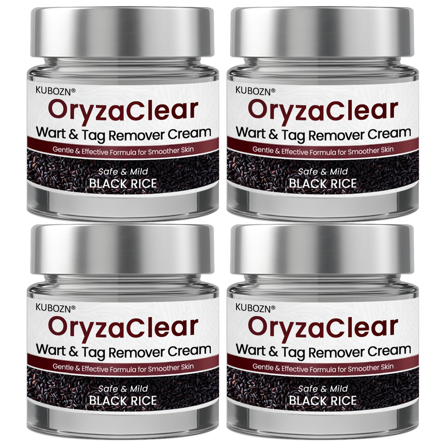 ✨KUBOZN® OryzaClear – Black Rice Softening Cream · Botanical Care for Skin Tags & Uneven Texture 🅱︎