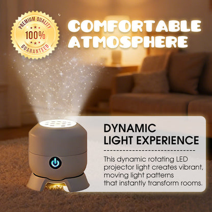 🔥Hot Sale🔥 Billhol® Dynamic Rotating LED Projector Light