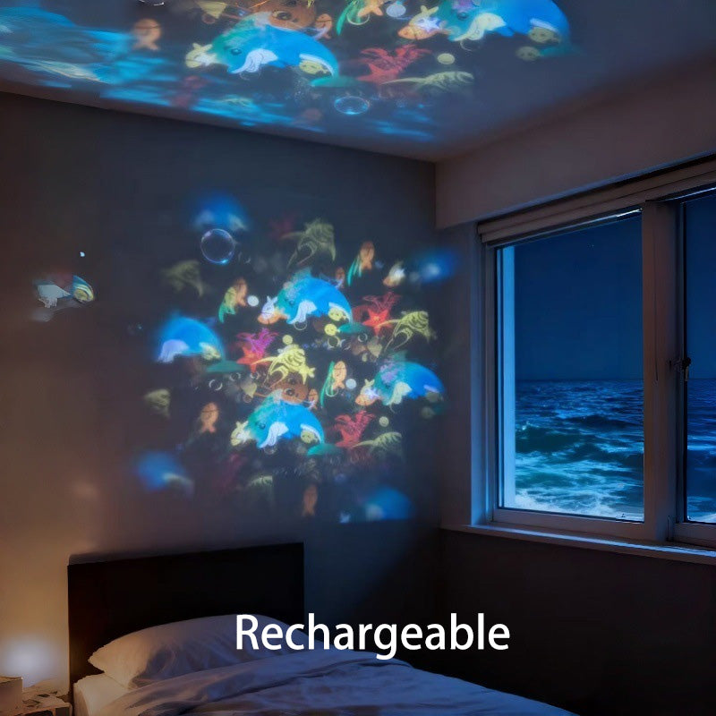 Billhol® Dynamic Rotating LED Projector Light (offer)
