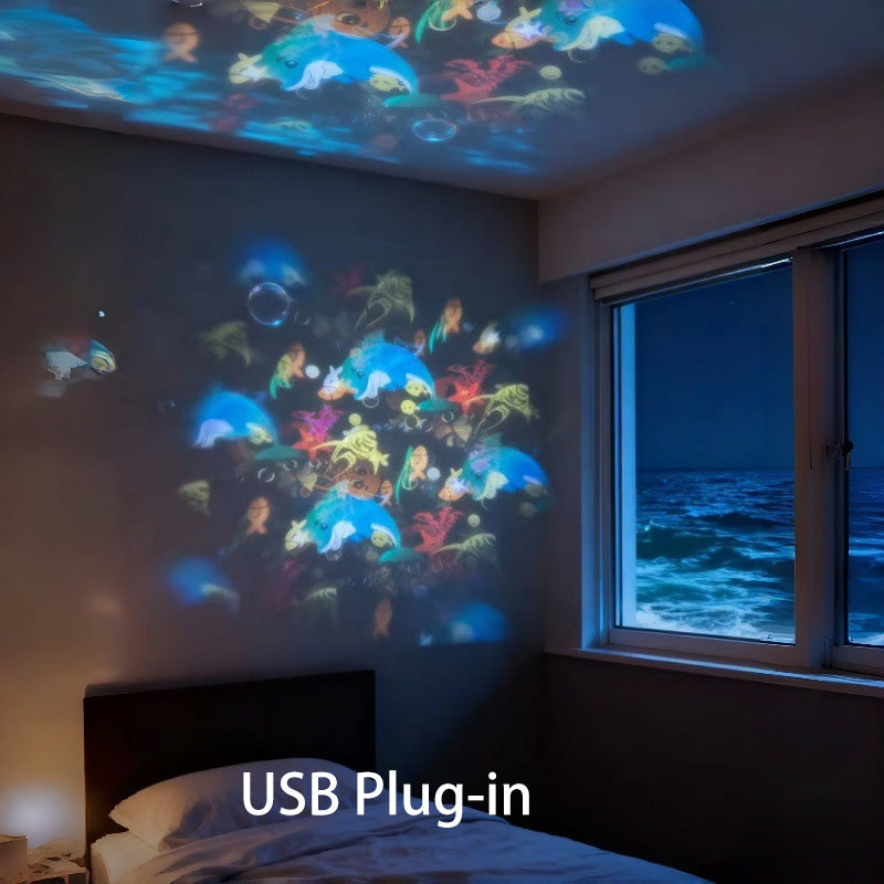 🔥Hot Sale🔥 Billhol® Dynamic Rotating LED Projector Light