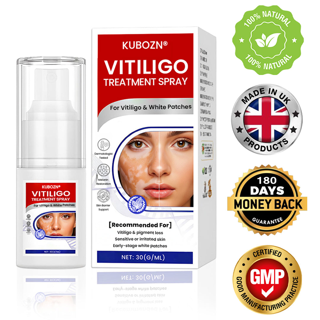 🌿KUBOZN® Vitiligo Repigmentation Spray — Visible Results in 7 Days, Steroid-Free